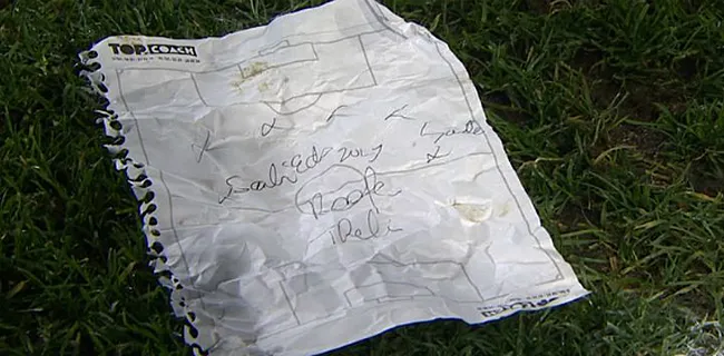 Inhoud onthuld van mysterieus briefje Kompany