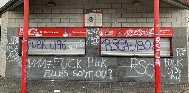 Vandalen Anderlecht slaan opnieuw toe: Sclessin hard aangepakt