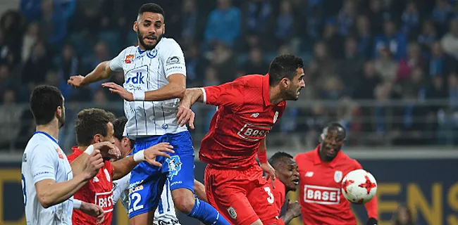 Irritatie bij Gent-Standard: 