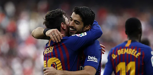 Barça bibbert even tegen voorlaatste, maar wint wel