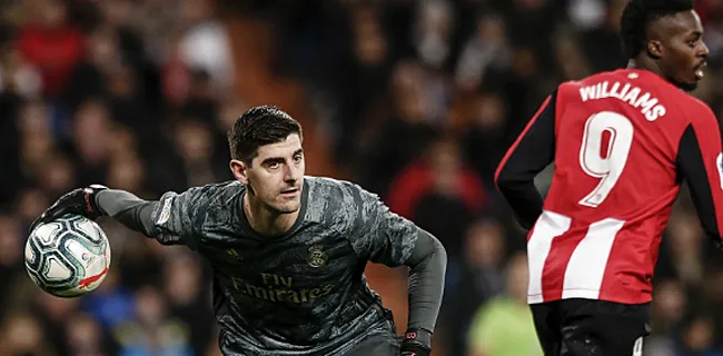 Courtois goud waard bij kwakkelend Real: 