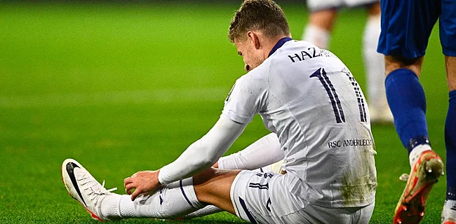 Thorgan Hazard laat licht schijnen op aanslepende blessure