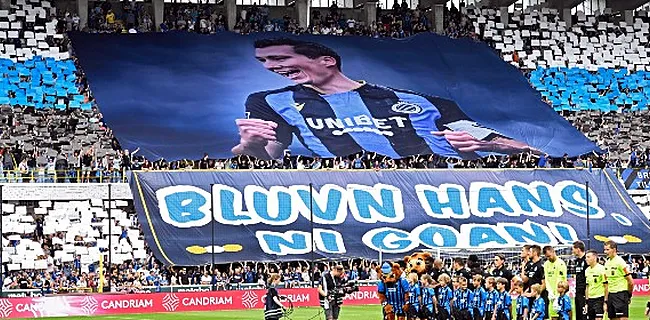 Club Brugge-fans paaien Vanaken met fraaie tifo