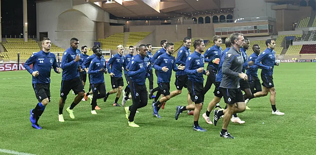 Titularis Club Brugge in zak en as: 