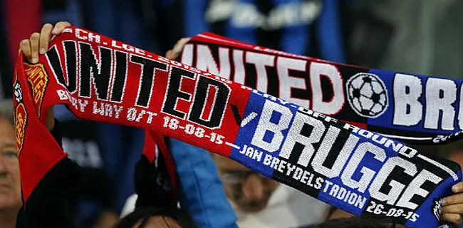 Man Utd-fans houden optocht door centrum Brugge