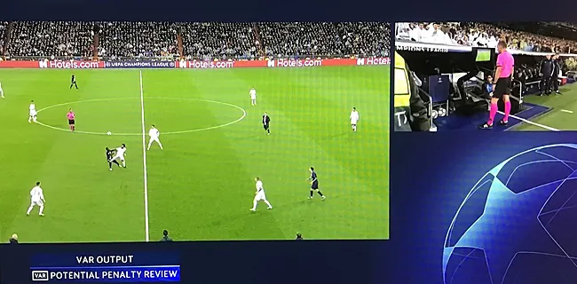 Courtois pakt rood tegen PSG, VAR 'fluit' terug: 