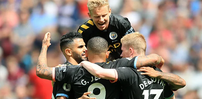 City wint eerste match met forfaitcijfers, De Bruyne goed voor assist