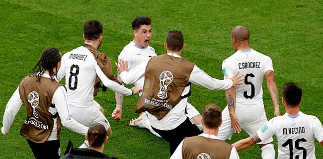 Uruguay bibbert maar wint in extremis toch van Egypte