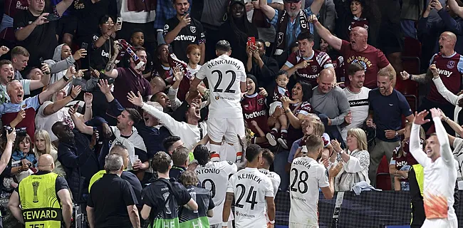 West Ham pakt Conference League na goal in 90ste minuut