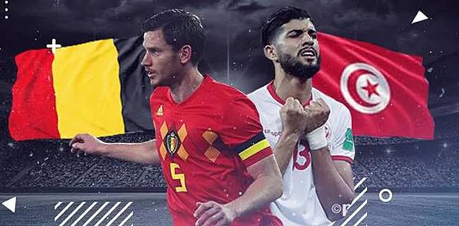 Unieke kans: Pak 10 (!) keer je inzet als België wint van Tunesië!