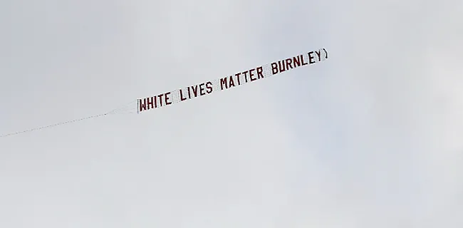 Burnley treedt keihard op tegen 'White Lives Matter'-vliegtuig