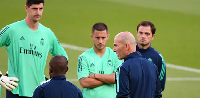 Zidane hakt knoop door over Courtois, belangrijke rol Hazard