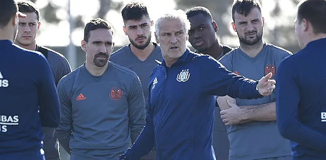 'Anderlecht-spelers in erg verhitte discussie met Rutten'