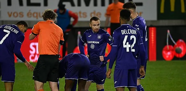 Anderlecht redt ternauwernood een punt in Moeskroen
