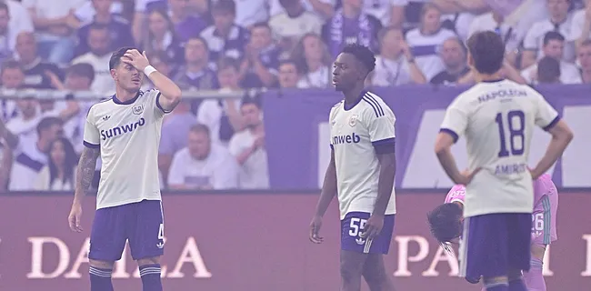 Rampzalige start Anderlecht: 