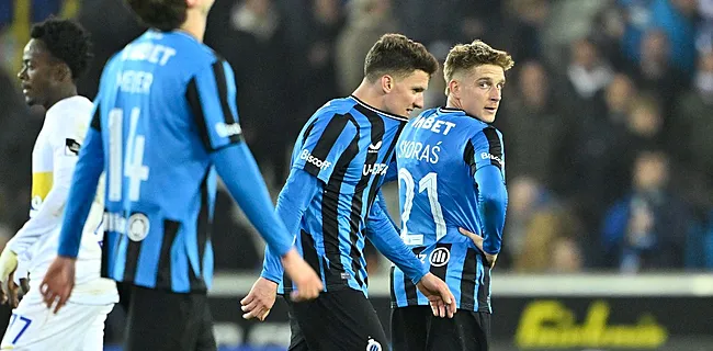 Vier Club Brugge-spelers afgebrand: “Liep er gefrustreerd bij”
