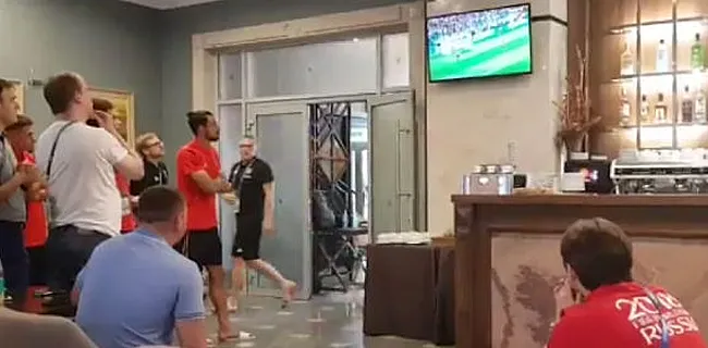 VIDEO: Zo reageerden de Rode Duivels op uitschakeling van Spanje 