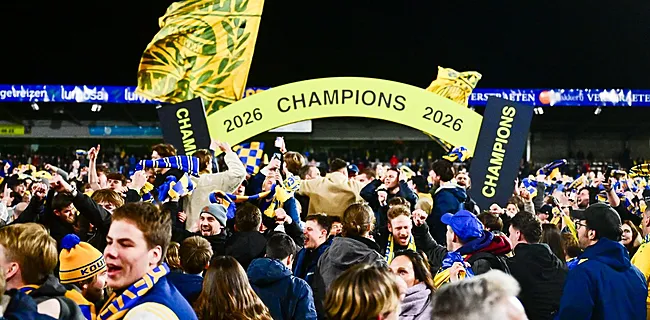 Hoofdrol Peeters: spectaculaire beelden op Bevers titelfeest