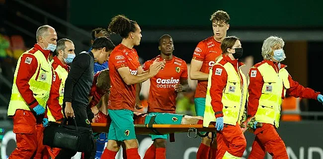 KV Oostende lijkt titularis lange tijd kwijt te zijn