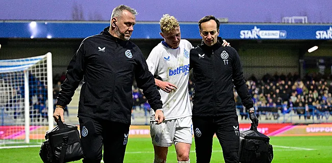 'Stevige blessuredomper voor Club Brugge'