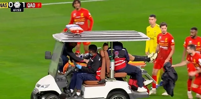 Akelige beelden: Casteels afgevoerd, Ronaldo schrikt