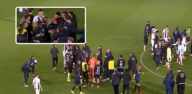 Heftige beelden na Charleroi-Club Brugge: 