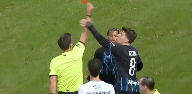 Club Brugge kookt over: Tzolis ontsnapt na bizarre actie