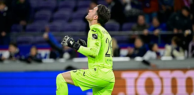 Coosemans houdt het niet droog na Anderlecht-debuut