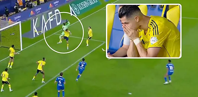 Puur ongeloof bij Ronaldo: titelfeest implodeert in 98ste