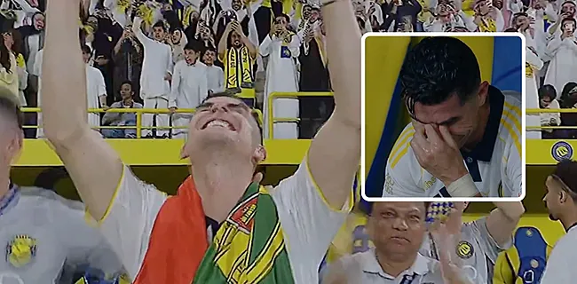 Tranen met tuiten: Ronaldo heeft Saudische titel beet