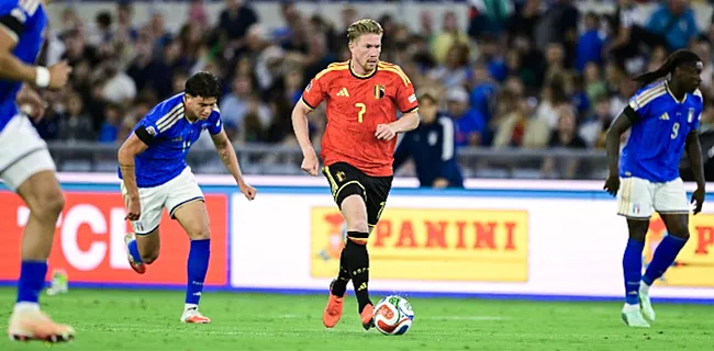 De Bruyne vroeg gewisseld: 
