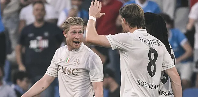 Daar is hij! De Bruyne scoort meteen in debuutmatch
