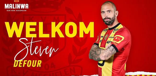KV Mechelen haalt Defour officieel aan boord