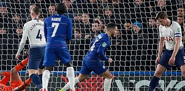 Hazard trapt Chelsea naar finale, Vertonghen & co druipen af