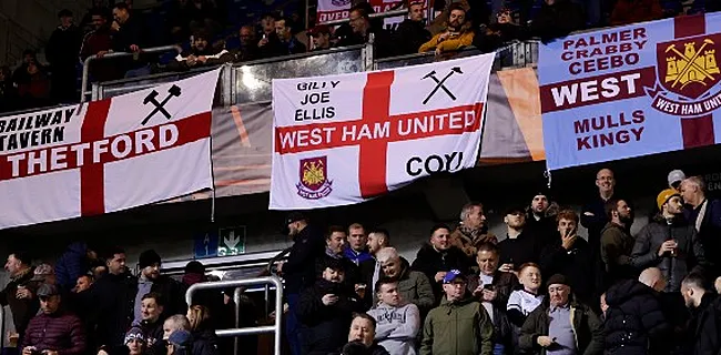 West Ham kent straf voor wangedrag fans in wedstrijd tegen Genk