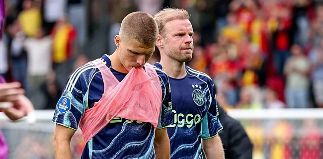 Meteen averij: eerste slipper Ajax nu al een feit