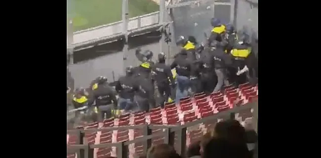 Politie Utrecht reageert: KRC Genk-fans krijgen volle laag