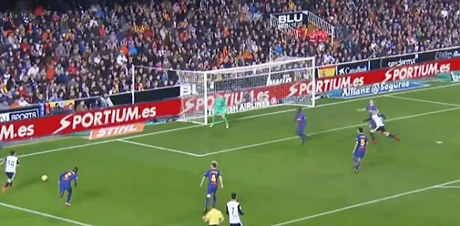 GOAL! Vermaelen komt te laat, Valencia op rozen (VIDEO)
