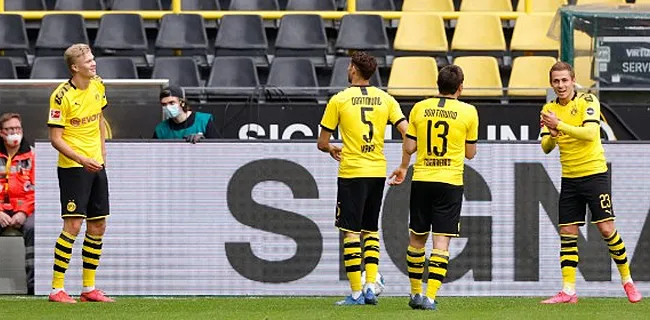 Hazard loodst Dortmund naar ruime zege, Leipzig laat punten liggen