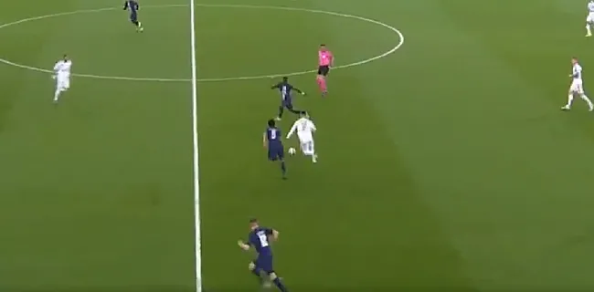 Hazard zet Meunier en Marquinhos op héérlijke wijze te kijk 🎥
