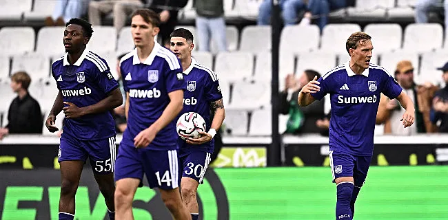 Dramatisch Anderlecht in Brugge, één speler krijgt volle laag