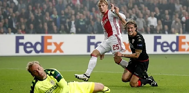 Standard vergeet te scoren en gaat onverdiend kopje onder bij Ajax