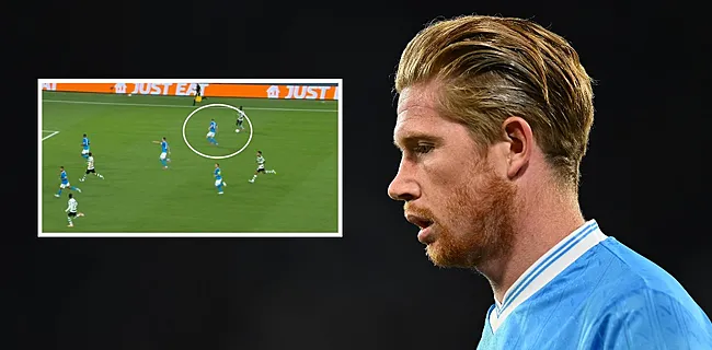 Italianen geloven ogen niet na actie De Bruyne in 74ste minuut
