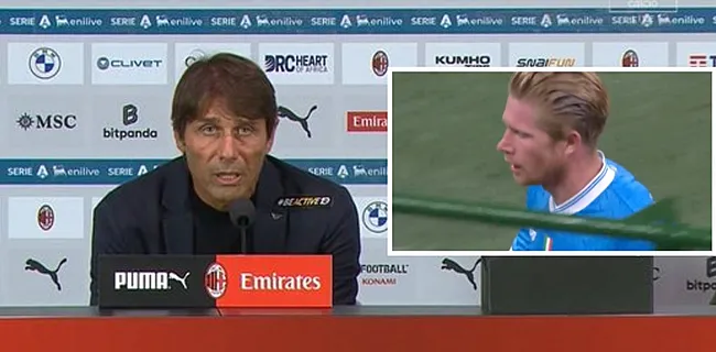 Rel bij Napoli: De Bruyne woedend, Conte slaat terug