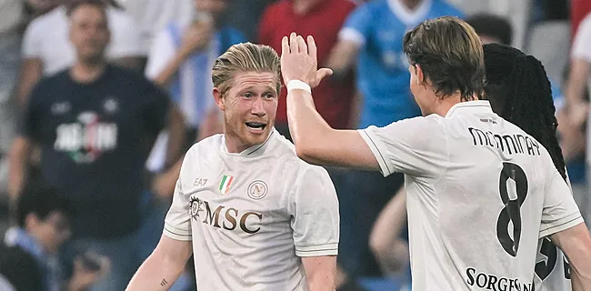 Napoli-ster gaat los: straffe uitspraak over De Bruyne