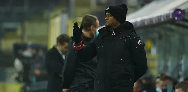 Kompany ziet verontrustend signaal bij Anderlecht