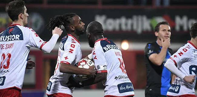 KV Kortrijk realiseert fraaie comeback tegen wisselvallig Club Brugge