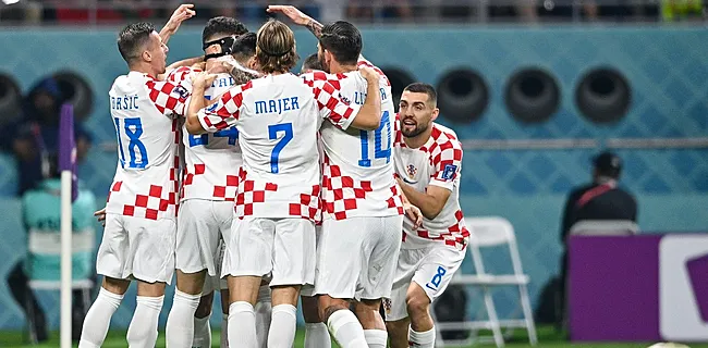 Kroatië weer op het podium na nipte zege tegen Marokko