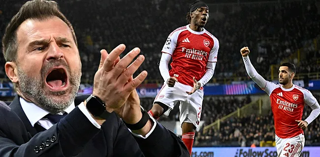 Géén Leko-effect: Arsenal genadeloos voorbij Club Brugge