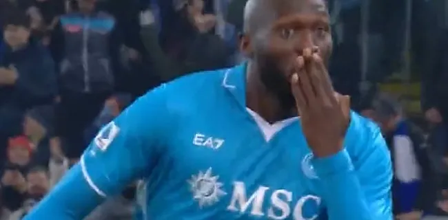 Met een kus van Lukaku: Rode Duivel aan het kanon bij Napoli